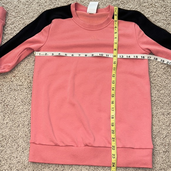 ADIDAS Long Sleeved SWEATSHIRT💗Women’s XS🌸In Beautiful Rosey Pink💕 - Picture 7 of 8